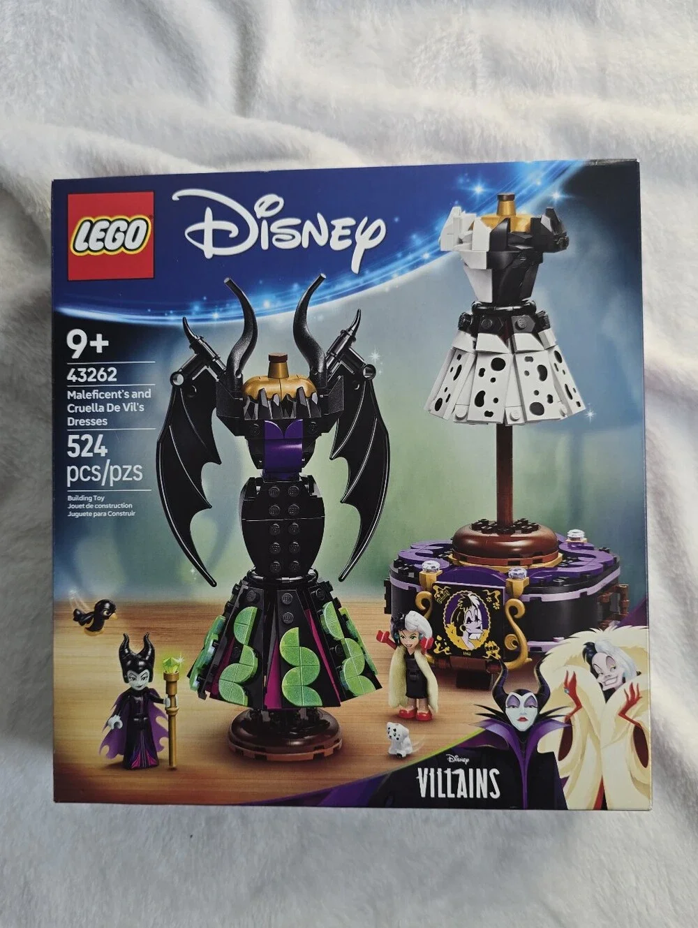 LEGO Disney: Maleficent's and Cruella De Vil's Dresses (43262)
